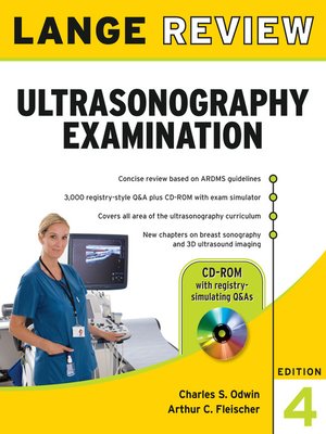 cover image of Lange Q&A Ultrasonography Examination